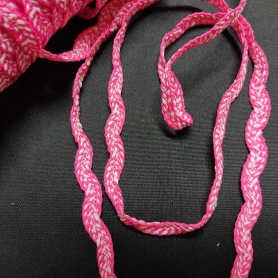 Grega média Poli./Text. Rosa/Branco 900