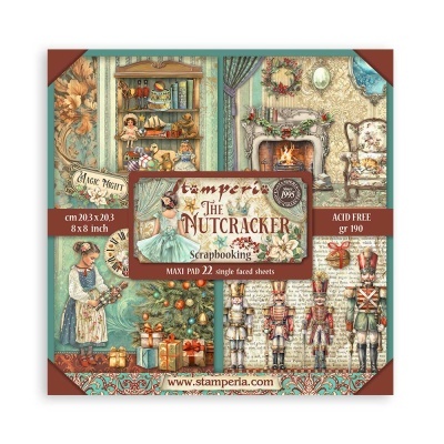 Bloco Scrapbooking 22F 20,3X20,3cm (8"X8") Single Face The Nutcracker  SBBSXB04