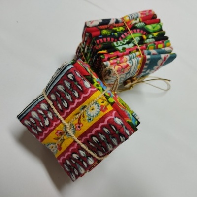 Conjunto de 6 tecidos ( 25 x 55cm ) 100% algodão 2401K