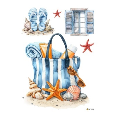 Papel Transfer Pro - Praia  20x28cm  13209