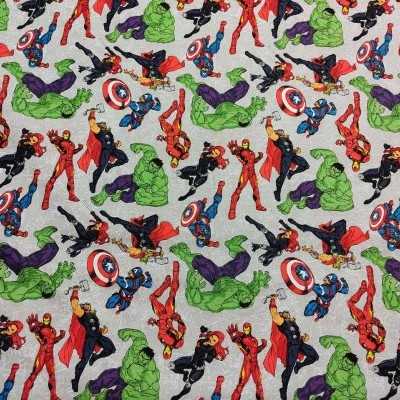 Tecido MARVEL SUPER HEROES