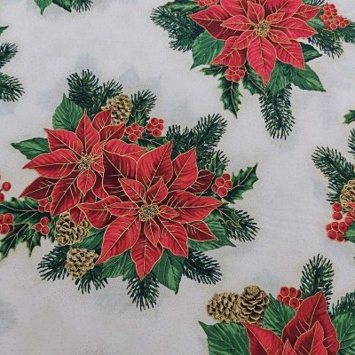 Tecido RK Hiliday Flourish 19257