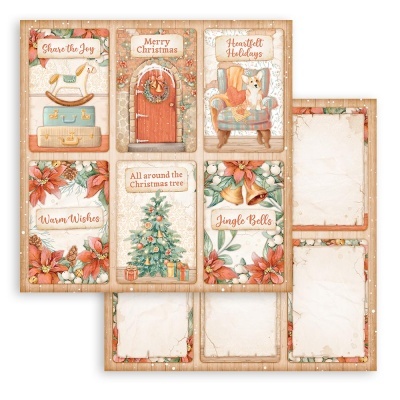 Bloco Scrapbooking 10 folhas 30,5x30,5 - All Around Christmas SBBL140