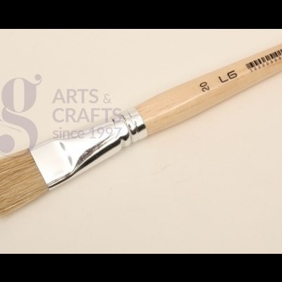 PINCEL LG Nº20 NATURAL ESPATULADO CABO CURTO 83125