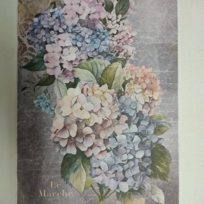 PAPEL DE ARROZ 54X33CM "Le marché aux fleurs" PFY 12727