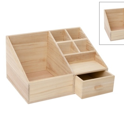 CAIXA C/DIVISORIAS E GAVETA 33X22-18X7.5CM Ref. 87987