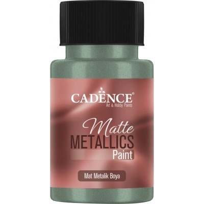 Tinta Metálica MATE 50ml Verde Antigo CADENCE  MMB24