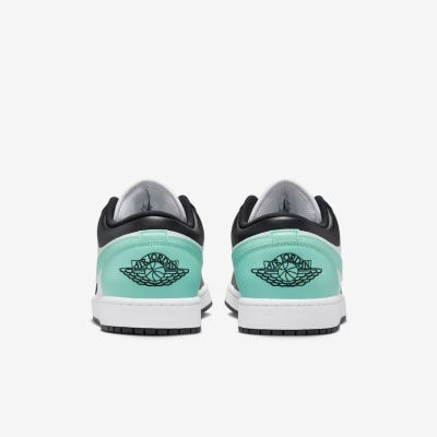 Ténis Nike Air Jordan One Low White Black Green