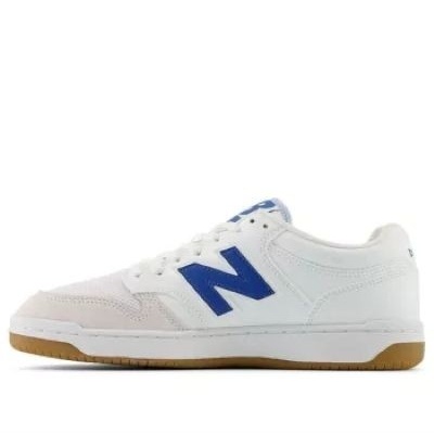 Ténis New Balance BB480LFB White Blue Logo