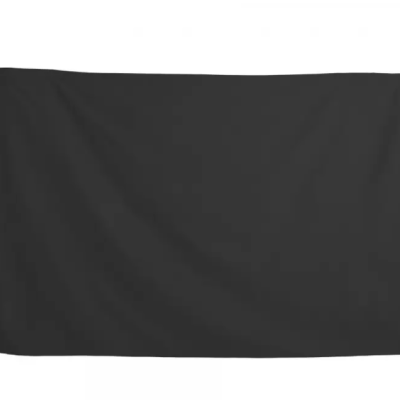 Toalha Softee Microfibra (preto, 75X35 cm)