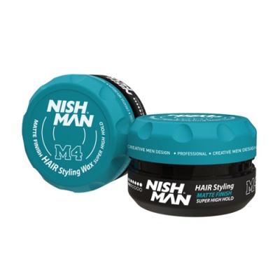 Cera Matte Finish Fixação Super Forte Nishman M4 100ml