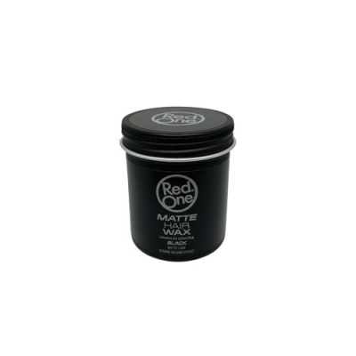 Red One Matte Hair Wax Black 100ml