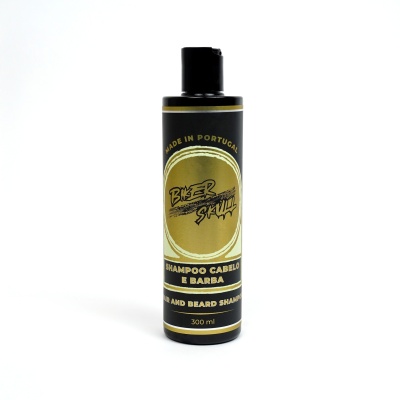 Champô Barba e Cabelo Biker Skull 300ml