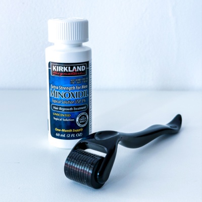 Ampolas Crescimento Cabelo + Rolo micro agulhas