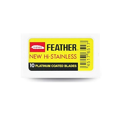 10 Lâmina Feather New Hi-Stainless