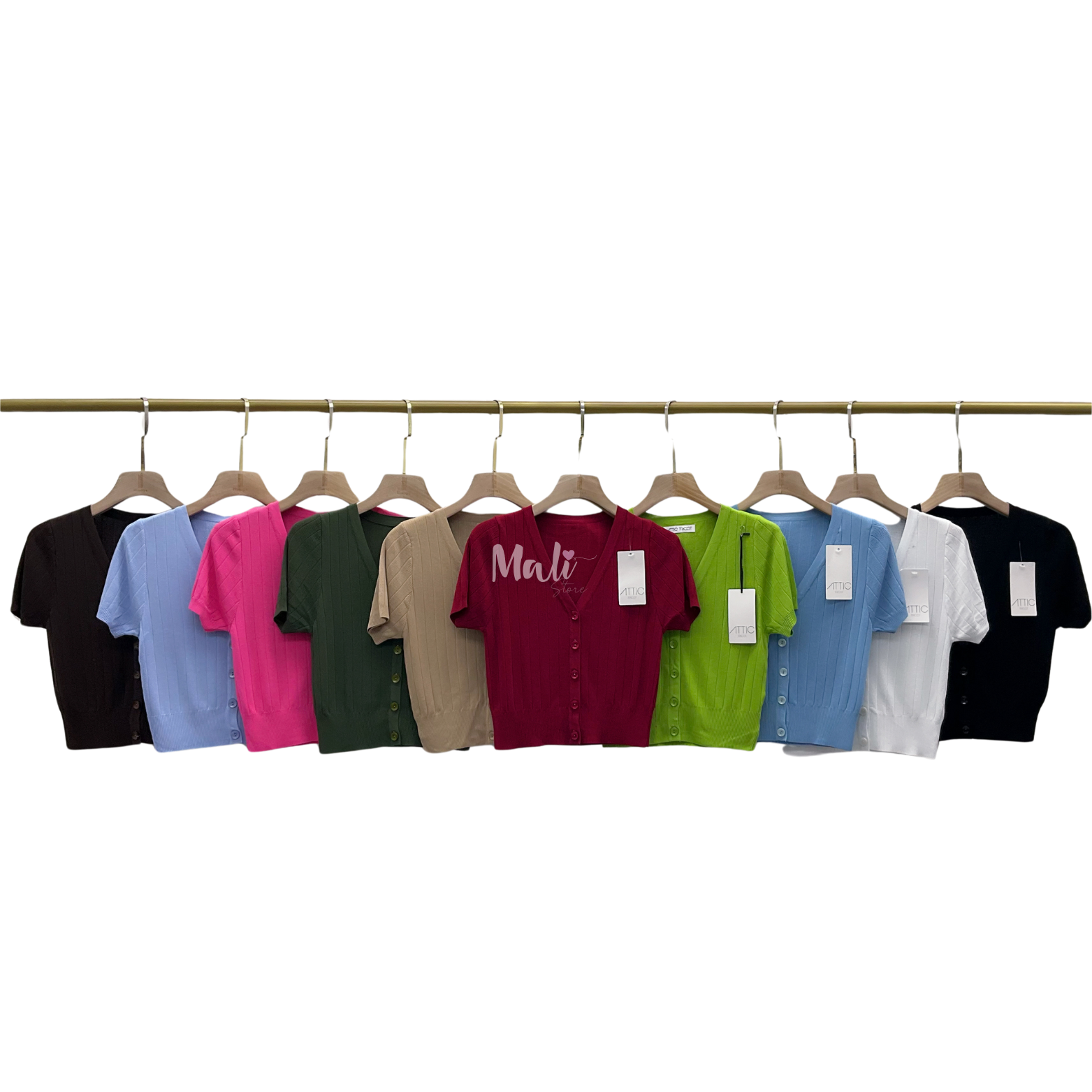 Casaco&#x20;Manga&#x20;Curta&#x20;-&#x20;Canelado