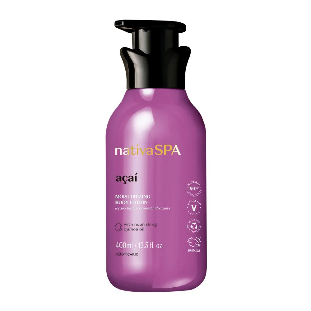 Loção Hidratante Nativa SPA Açaí, 400ml | O Boticário