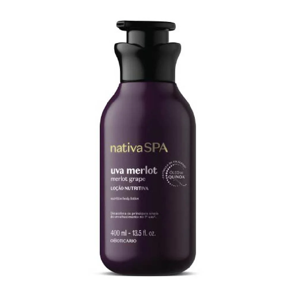 Loção Hidratante Corporal Nativa Spa Uva Merlot 400ml | O Boticário