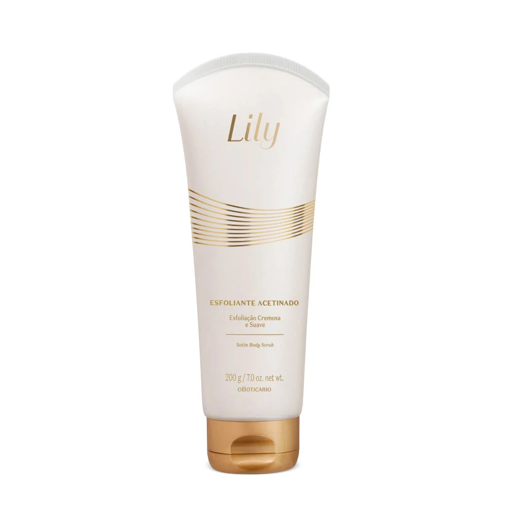 Esfoliante Hidratante Acetinado Lily 200g | O Boticário
