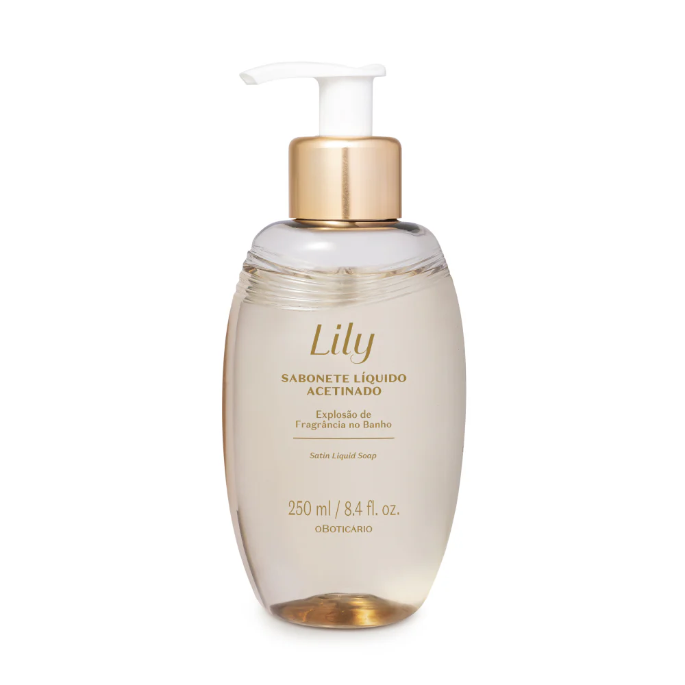 Sabonete&#x20;L&#x00ED;quido&#x20;Acetinado&#x20;Lily&#x20;250ml&#x20;&#x7C;&#x20;O&#x20;Botic&#x00E1;rio