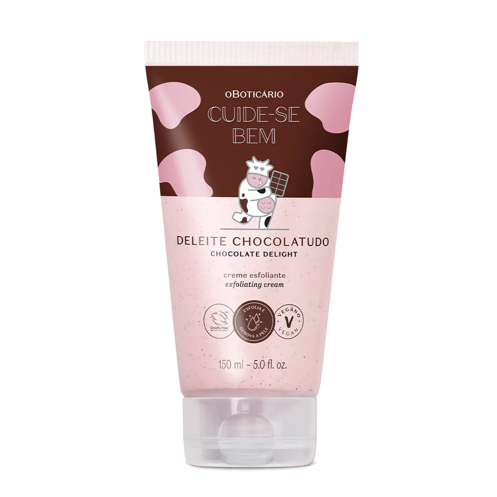 Creme Esfoliante Corporal Cuide-se Bem Deleite Chocolatudo 150ml | O Boticário