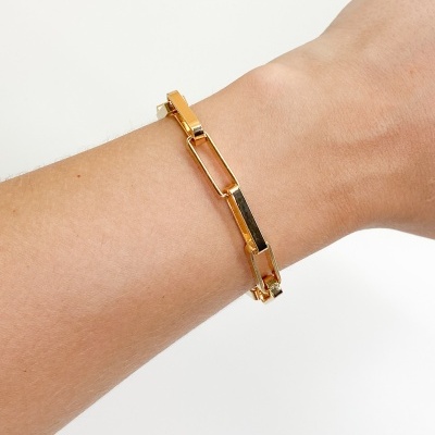 Pulseira&#x20;Cartier&#x20;3mm&#x20;-&#x20;Banhada&#x20;Ouro&#x20;18k