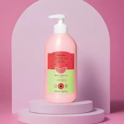 Lo&#x00E7;&#x00E3;o&#x20;Hidratante&#x20;Corporal&#x20;Cuide-se&#x20;Bem&#x20;Melancia&#x20;400ml&#x20;&#x7C;&#x20;O&#x20;Botic&#x00E1;rio