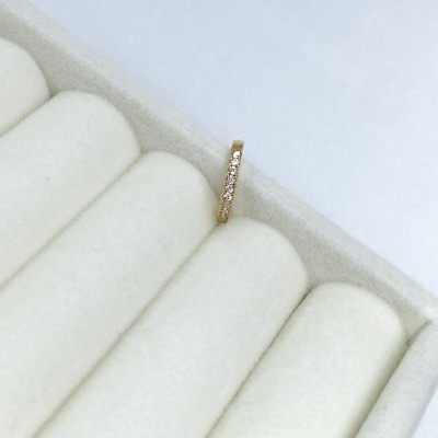 Piercing&#x20;Fake&#x20;Cravejado&#x20;-&#x20;Cristal&#x20;-&#x20;Banhado&#x20;Ouro&#x20;18k