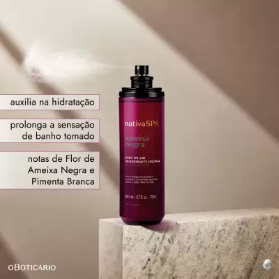Body&#x20;Splash&#x20;Nativa&#x20;Spa&#x20;Ameixa&#x20;Negra,&#x20;200ml&#x20;&#x7C;&#x20;O&#x20;Botic&#x00E1;rio