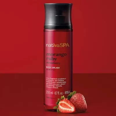 Body&#x20;Splash&#x20;Nativa&#x20;Spa&#x20;Morango&#x20;Ruby,&#x20;200ml&#x20;&#x7C;&#x20;O&#x20;Botic&#x00E1;rio