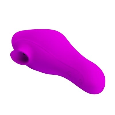 Dispositivo sexual vibrador cor rosa de silicone com design ergonómico