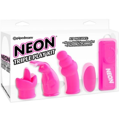 NEON TRIPLE PLAY KIT PINK