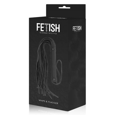 FETISH SUBMISSIVE FLOGGER VEGAN LEATHER