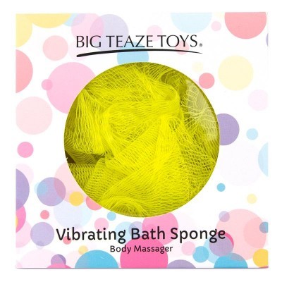BATH SPONGE WITH VIBRATING BULLET