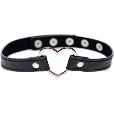 DARK HEART CHROME CHOKER