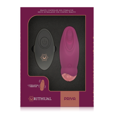 RITHUAL PRIYA REMOTE CONTROLLED EGG G-SPOT + VIBRATION