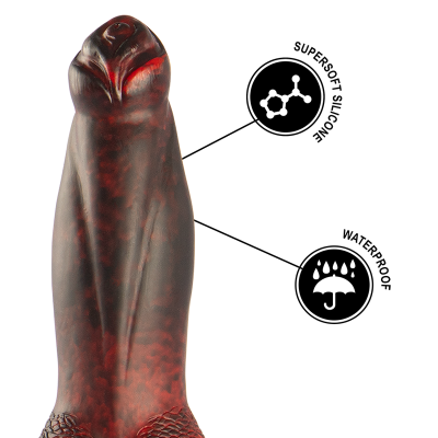 EPIC - PROMETHEUS DILDO TITAN IN FLAMES REMOTE CONTROL