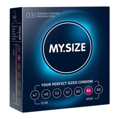 MY SIZE NATURAL LATEX CONDOM 64MM