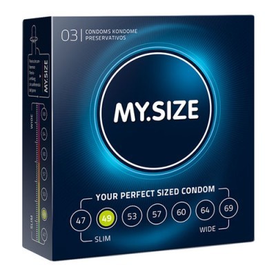 MY SIZE NATURAL LATEX CONDOM 49MM