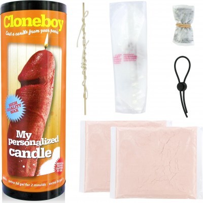 Kit completo para fazer vela personalizada com molde fálico e acessórios