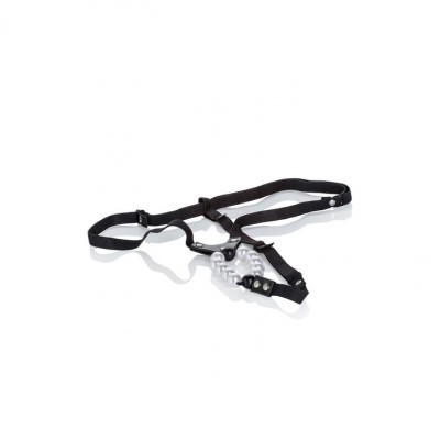 CALEX LOVERS THONG W. PLEASURE PEARLS