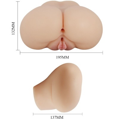 REALISTIC VAGINA AND ANUS LUNA VIBRATOR