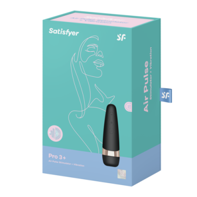 Embalagem do produto Satisfyer Pro 3+ Air Pulse Stimulator + Vibration