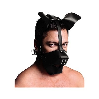 PUP PUPPY PLAY HOOD AND GAG