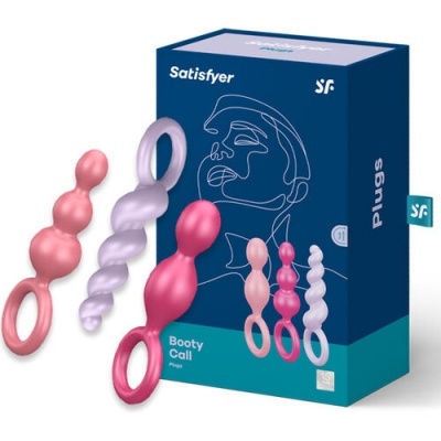 SATISFYER ANAL PLUGS SET 3PCS