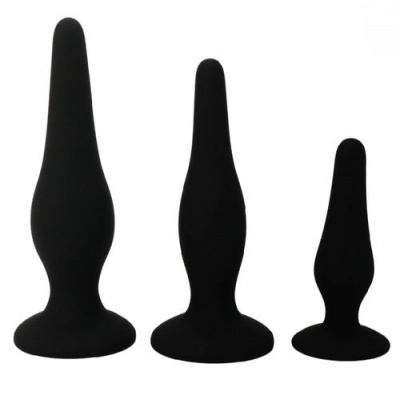 PRETTY BOTTOM - KIT INICIACION ANAL PLUGS SILICONE