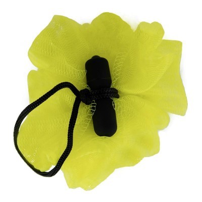 BATH SPONGE WITH VIBRATING BULLET