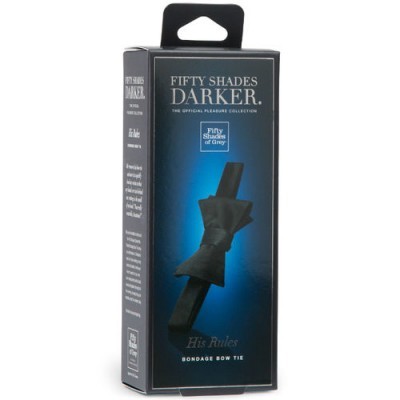 Embalagem de laço de bondage preto da coleção Fifty Shades Darker