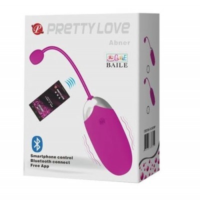 Embalagem do vibrador Pretty Love Abner rosa com controle Bluetooth