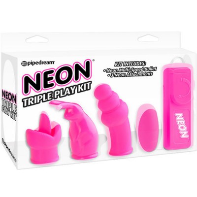NEON TRIPLE PLAY KIT PINK